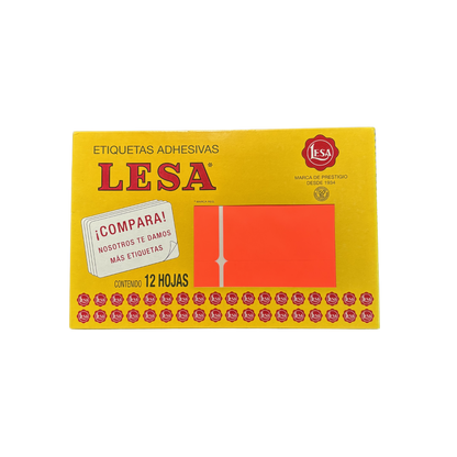 Etiqueta Adhesiva #19 (101 x 46 mm) 12 Hojas con 6 (72) | Lesa 2-519
