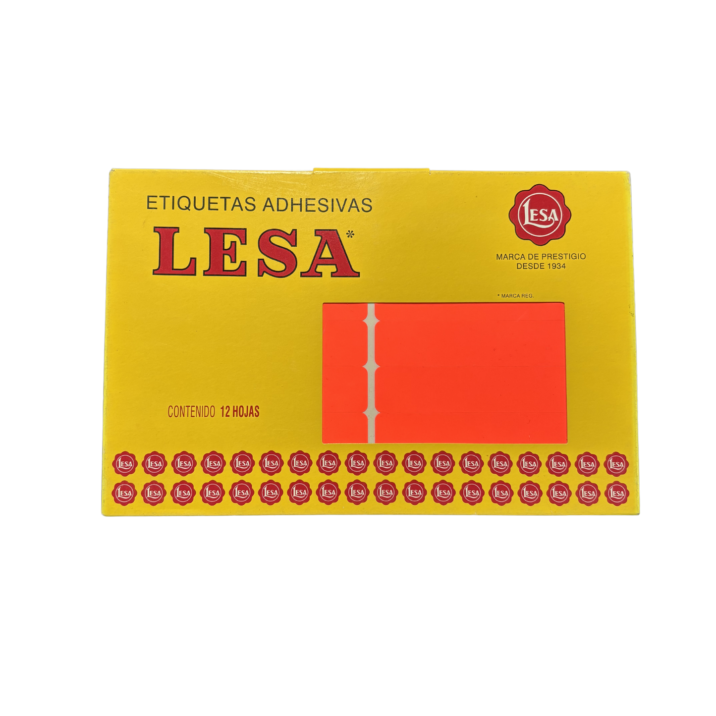Etiqueta Adhesiva #20 (102 x 20 mm) 12 Hojas con 14 (168) | Lesa 2-520