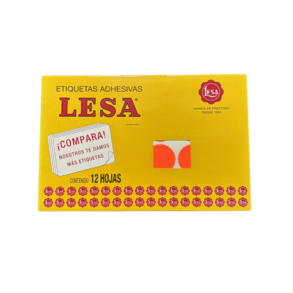 Etiqueta Adhesiva #22 (32 mm) 12 Hojas con 24 (288) | Lesa 2-522