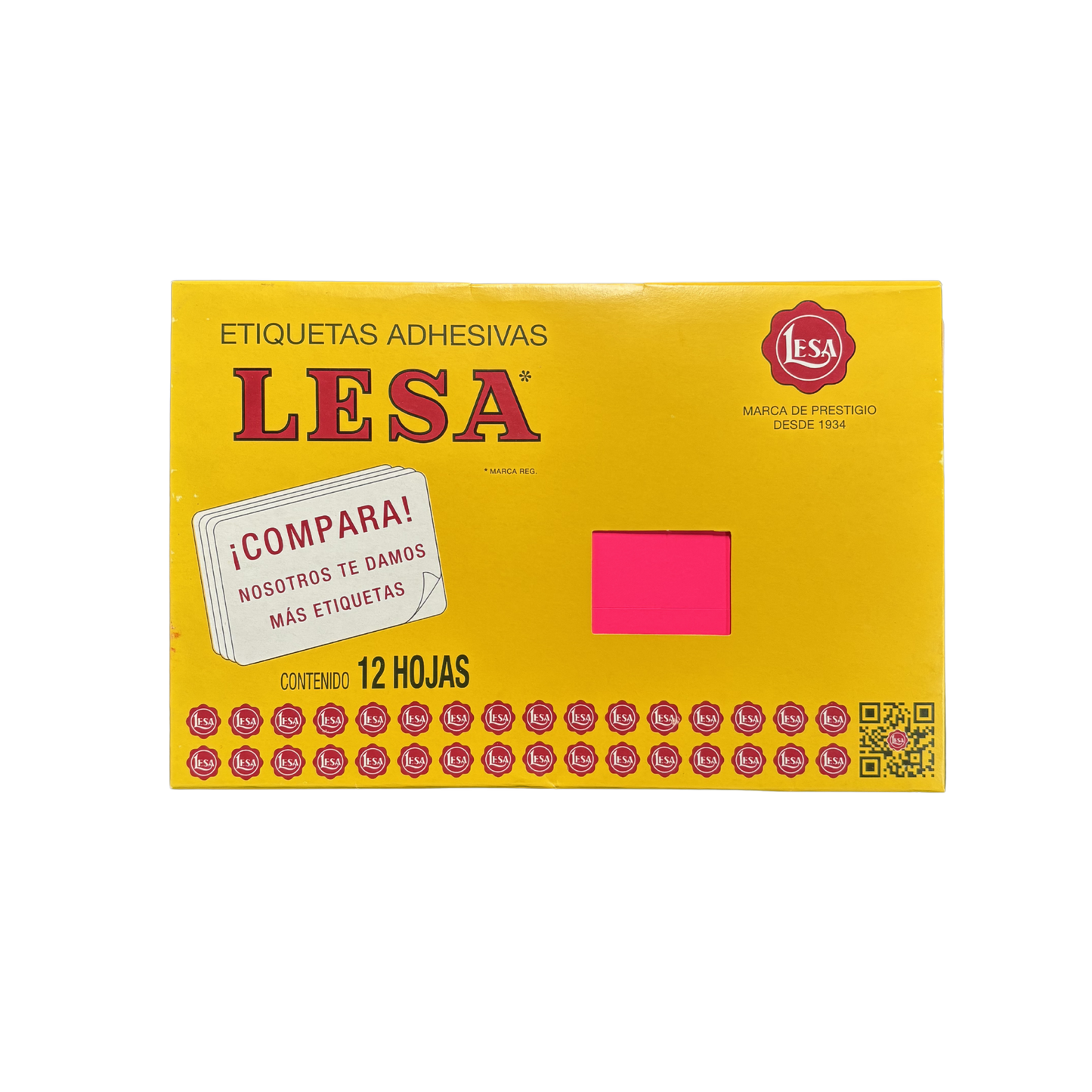 Etiqueta Adhesiva #19 (101 x 46 mm) 12 Hojas con 6 (72) | Lesa 2-519