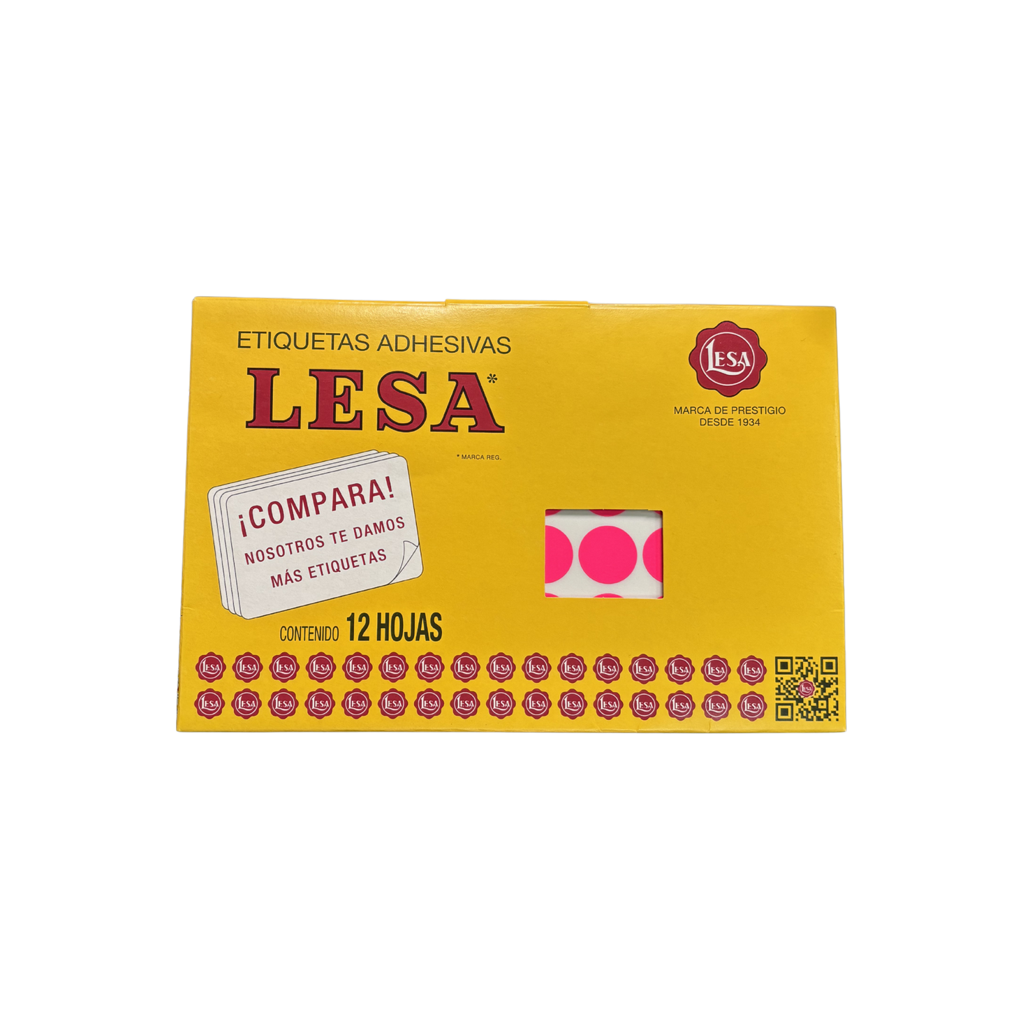 Etiqueta Circular #9 (20mm) con 12 Hojas con 60 | LESA