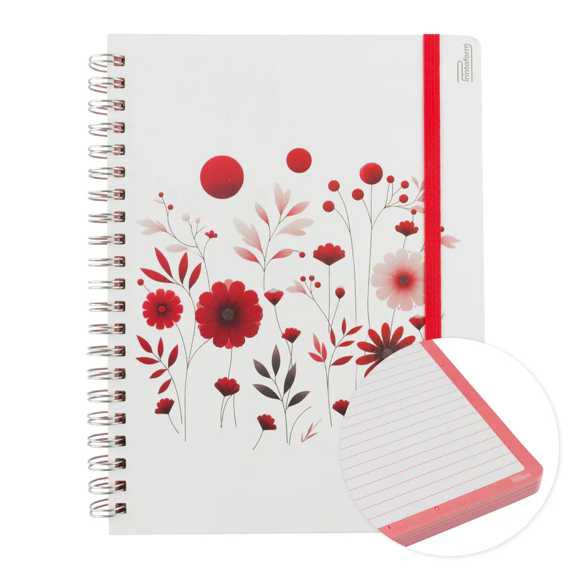 Libreta Profesional Floral 100 Hojas | Printaform