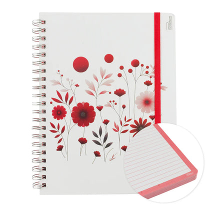 Libreta Profesional Floral 100 Hojas | Printaform