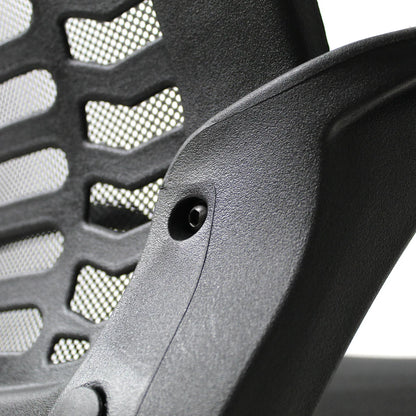 Silla Secretarial Mesh Negra | JM-108 Mobilek