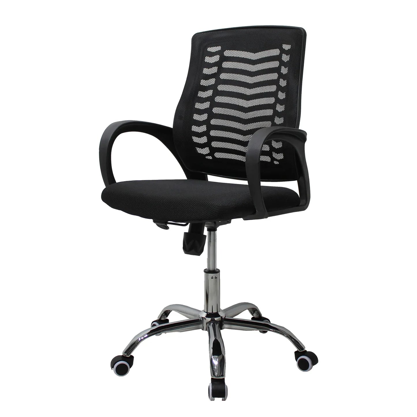 Silla Secretarial Mesh Negra | JM-108 Mobilek