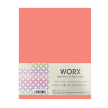 Papel Worx Carta Salmón C/100 | Supra 10-7208