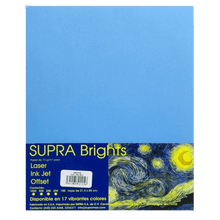 Papel Brights Carta Azul C/100 | Supra 47-0008