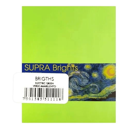 Papel Brights Hoja Carta Verde Eléctrico | Supra 47-2908