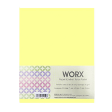 Papel Worx Hoja Carta Amarillo Canary | Supra 10-6308