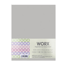 Papel Worx Hoja Carta Gris Pewter | Supra 10-6609