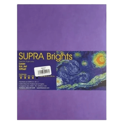 Papel Brights Carta Violeta | Supra 47-0000