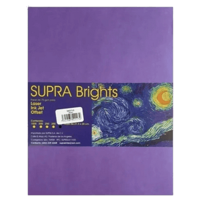 Papel Brights Carta Violeta | Supra 47-0000
