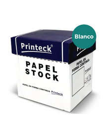 Papel Stock 9 1/2 x 5 1/2 Blanco 3 Tantos con 1000 Hojas | Stock TB0012