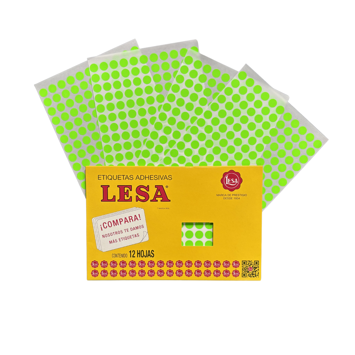 Etiqueta #10 de 10 mm 12 Hojas con 176 | LESA