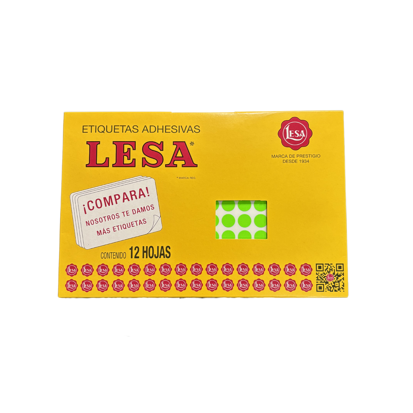 Etiqueta #10 de 10 mm 12 Hojas con 176 | LESA