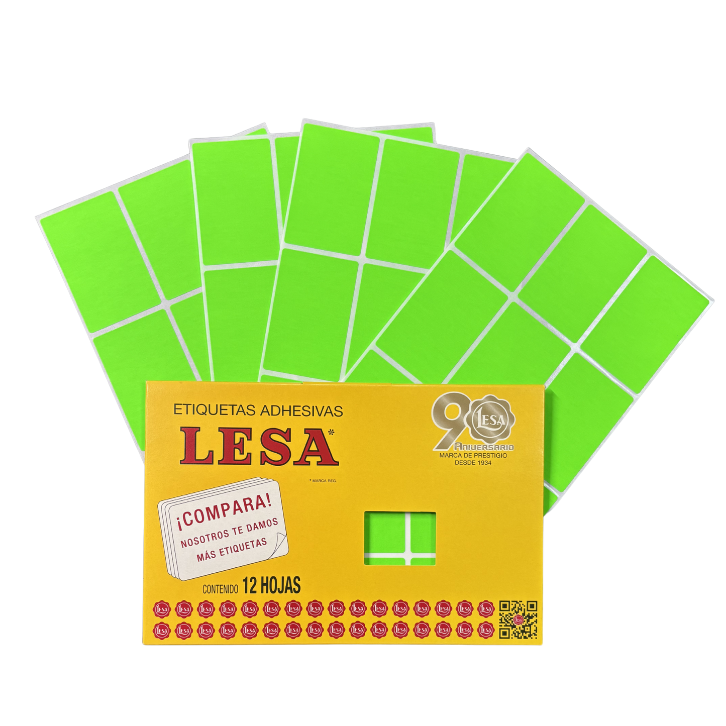 Etiqueta Adhesiva #13 (69 x 44 mm) 12 Hojas con 9 (108) | Lesa 2-513