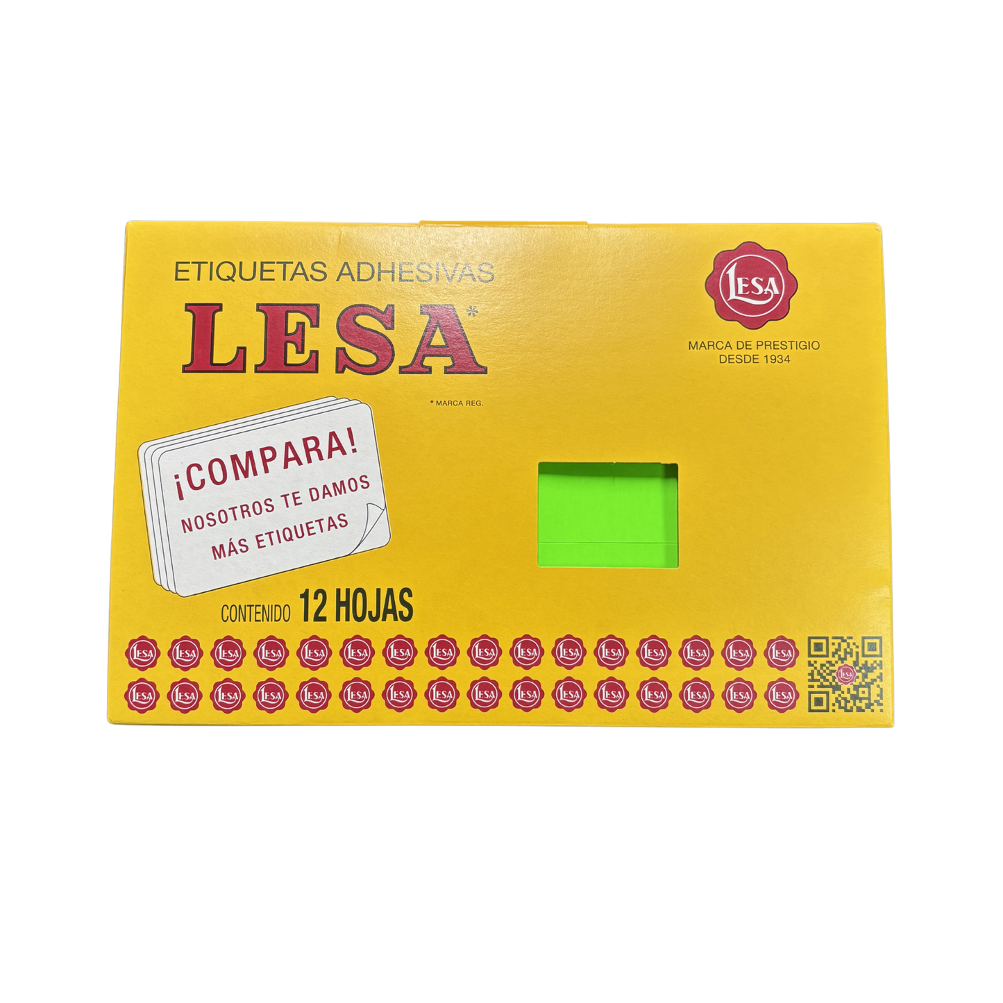 Etiqueta Adhesiva #19 (101 x 46 mm) 12 Hojas con 6 (72) | Lesa 2-519