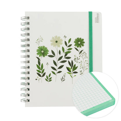 Libreta Profesional Floral 100 Hojas | Printaform