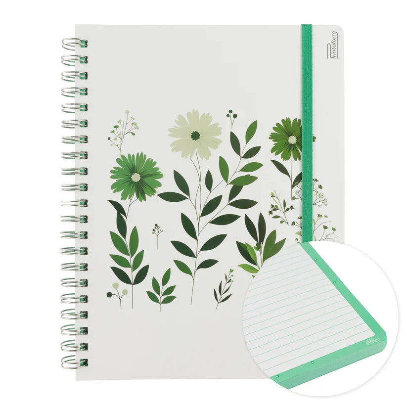 Libreta Profesional Floral 100 Hojas | Printaform