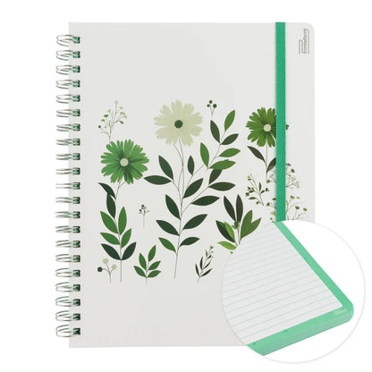 Libreta Profesional Floral 100 Hojas | Printaform