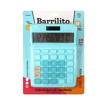 Calculadora de Escritorio 12 Digitos Colors | Barrilito CE8809