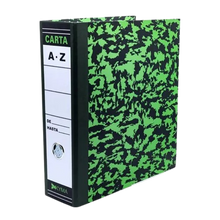 Registrador Verde Jaspeado Carta | KYMA REGIS-KY-VJ