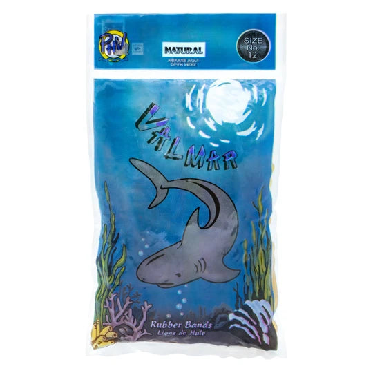 Liga de Hule Natural #12 Caja con 100gr | Valmar 20012