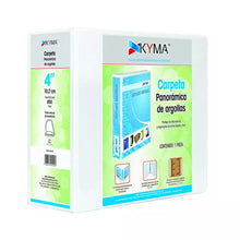 CARPETA PANORAMICA -D- 4 in CARTA BLANCA - CARPETAS CDB400