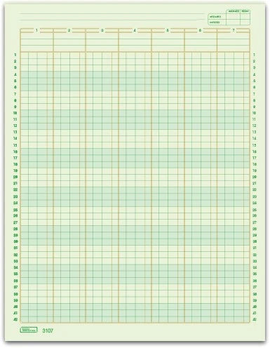 Tabular Para Auditoria 7 Columnas C/50 | Printaform 3107
