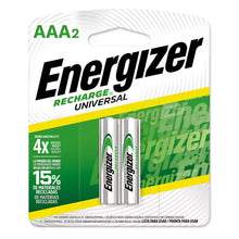 BATERIA PILA RECARGABLE AAA CON 2 - ENERGIZER NH12BP-2