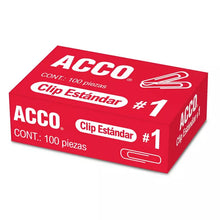 CLIP ESTANDAR #1 CON 100 - ACCO P1650
