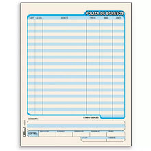 Poliza De Egresos Block De 50 Hojas - Printaform 1005