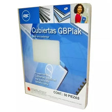 CUBIERTA GBPLAK LISO CARTA TRANSPARENTE CON 50 - GBC P3558