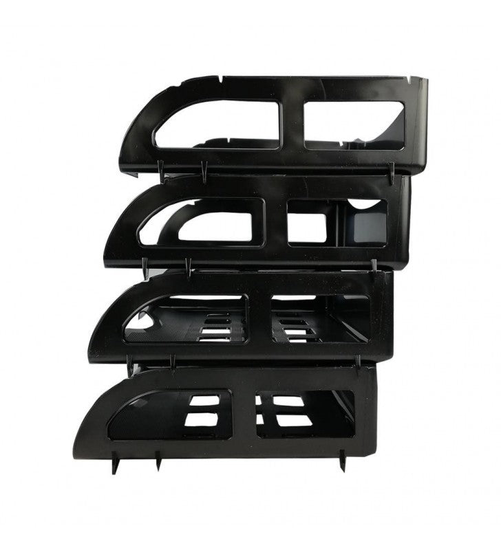 Charola Papelera Oficio 4 Niveles Plástico | Sablon 2840