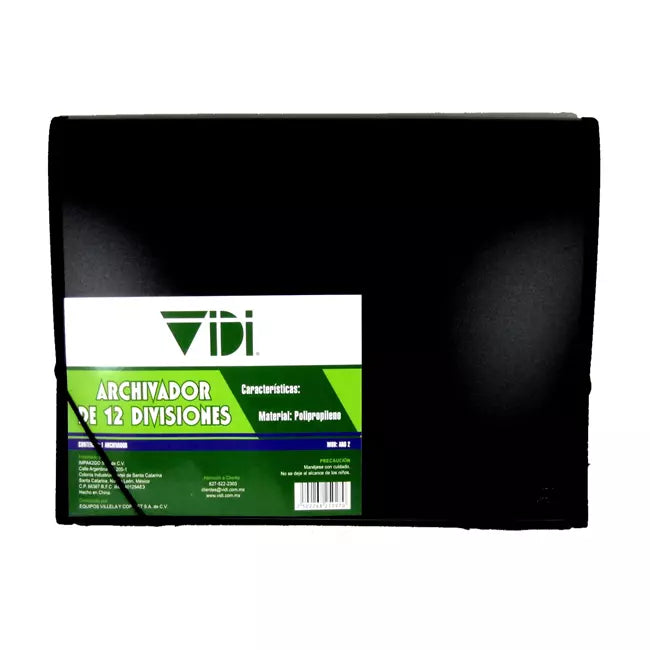 Archivador 12 Divisiones Tamaa O Carta Vidi Arc 1