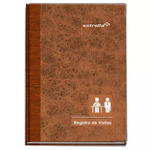 Libro Registro De Visitas 96 Hojas Estrella 121