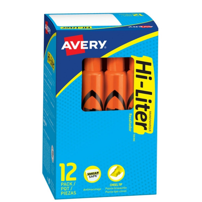 Marcatextos HI-LITER Caja C/12 | Avery