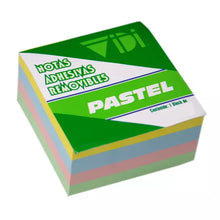 CUBO DE NOTAS ADHESIVAS 3 in x 3 in PASTEL 400 HOJAS - VIDI CUB 2