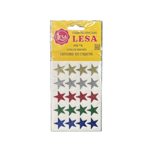 Etiqueta Adhesiva en Forma de Estrella #16 (18 mm) Surtida con 120 | Lesa 6-533SR