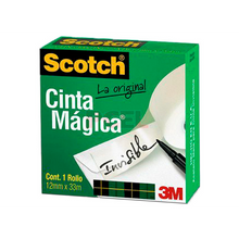 Cinta Mágica Invisible 12 mm x 33 m | Scotch 810