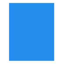 PAPEL BRIGHTS HOJA CARTA AZUL - SUPRA 47-0008