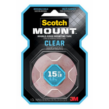 Cinta de Montaje Mount Clear 15 lb/6.8 kg (2.54cm x 1.52m) | Scotch  70009125082