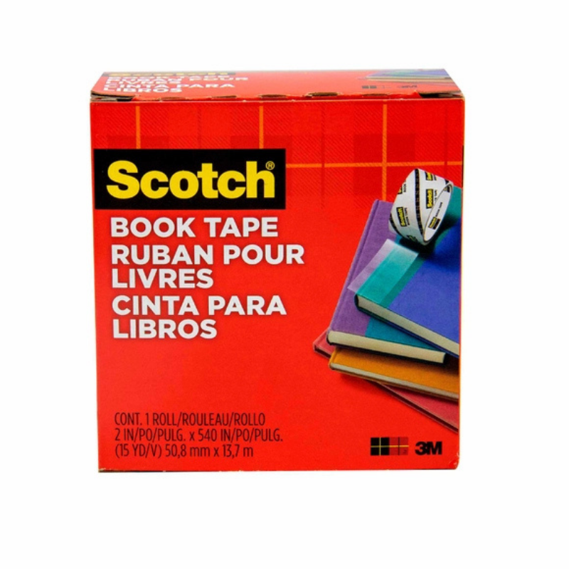 Cinta Adhesiva para Libros 50 mm x 13 m | Scotch 845