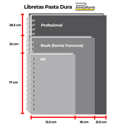 Libreta Profesional Floral 100 Hojas | Printaform