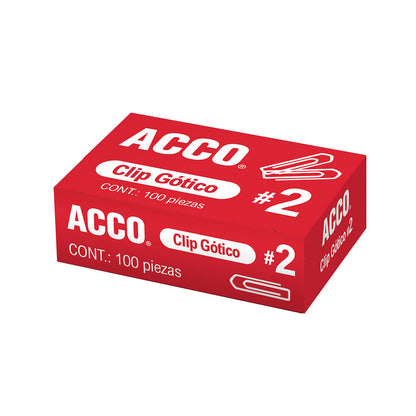 Clip Gótico #2 C/100 | ACCO P1690