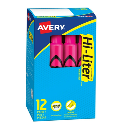 Marcatextos HI-LITER Caja C/12 | Avery
