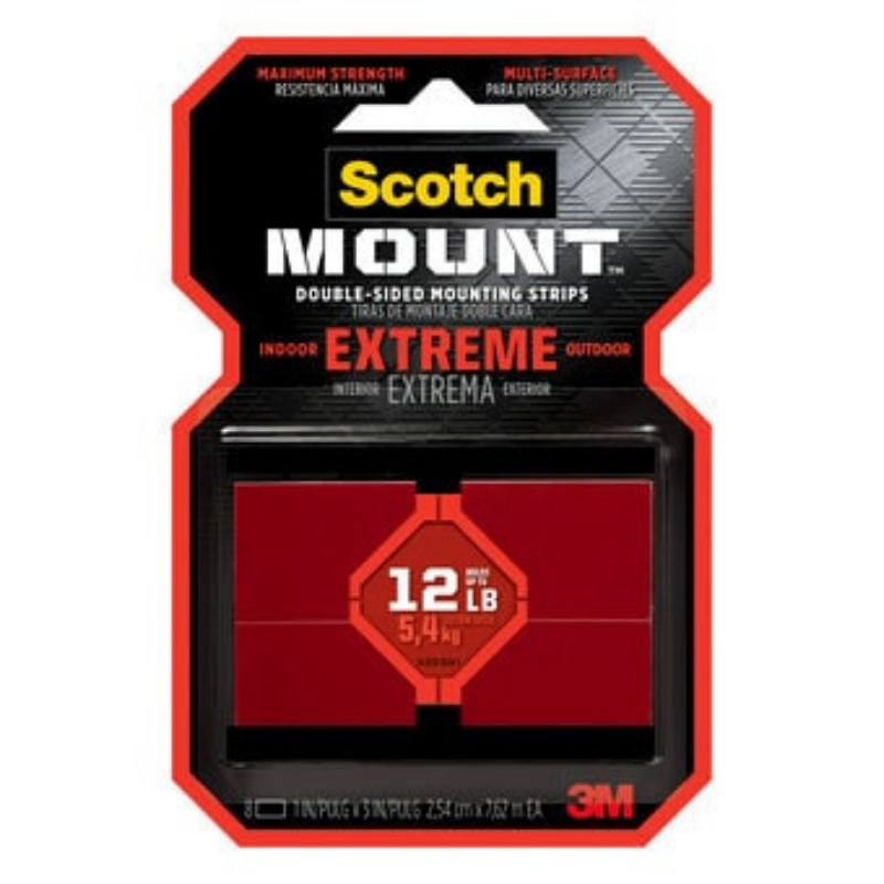 Tira de Montaje Mount Extreme con 8 | Scotch 414H-ST