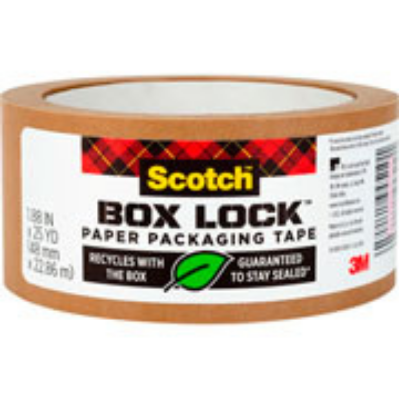 Cinta de Papel para Empaque Box Lock (48mm x 22.86m) | Scotch 70007079612