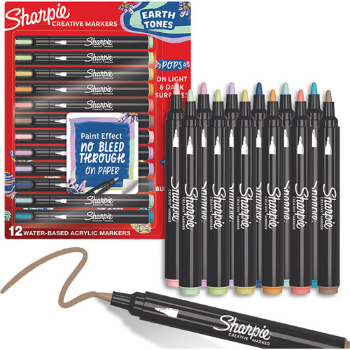 Marcador Creative Markers Tonos De La Naturaleza Con 12 - Sharpie 2209910