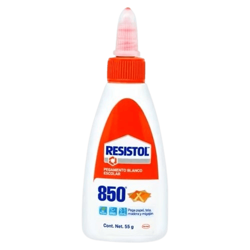 Pegamento Resistol 850 Blanco Escolar 55 G